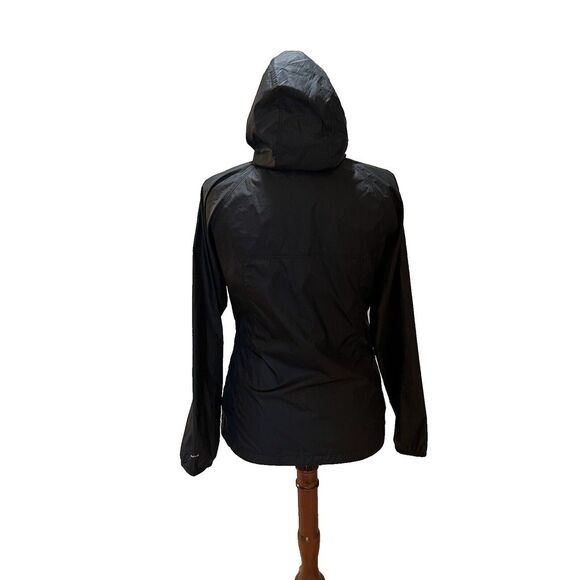 Columbia Sportswear Womens Hooded Omni-Tech Shell Rain Jacket Black Size Small - Picture 3 of 9